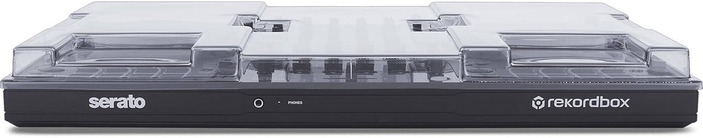 Pioneer DDJ-FLX10 4-Deck DJ Controller Bundle with Decksaver DS-PC-DDJFLX10 Polycarbonate Dust Cover | Rekordbox + Serato DJ Pro | 4-Deck Controller with Exact-Fit Protective Cover for DDJ-FLX10