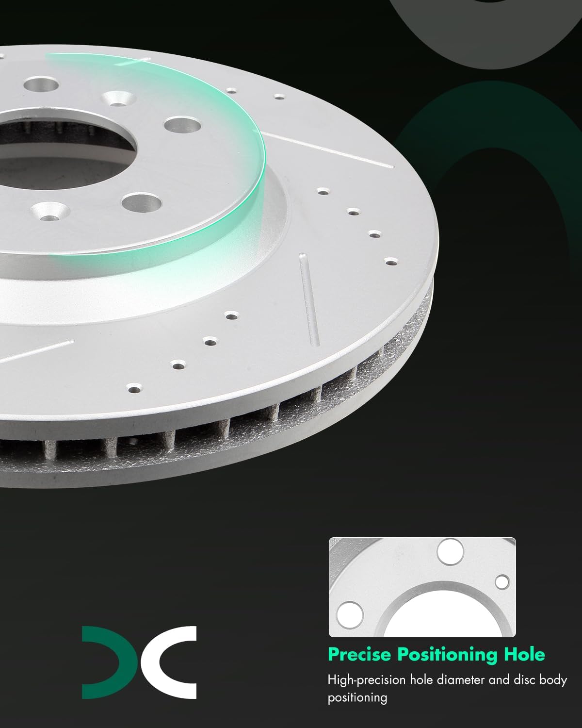 SCITOO Brake Kit Front Brake Rotors and Ceramic Brake Pads fit for 2006-2011 for Buick Lucerne,2006-2013 for Chevrolet Impala,2006-2007 for Chevrolet Monte Carlo