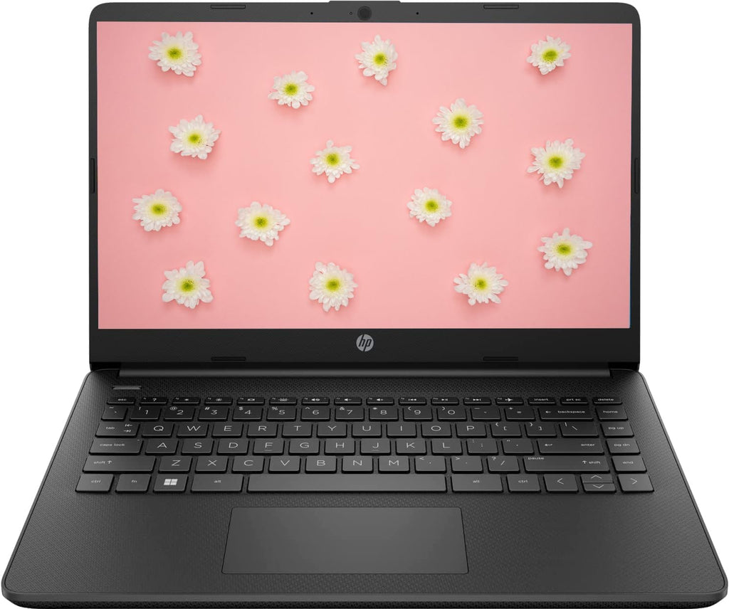HP 2023 14' HD IPS Touchscreen Laptop, Intel Celeron Processor Up to 2.80GHz, 4GB SDRAM, 64GB SSD, Super-Fast WiFi, Windows 11 OS, Dale Black (Renewed)