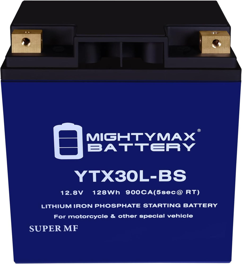 Mighty Max Battery Mighty Max Battery YTX30L-BS LIFEPO4-12 Volt 30 AH, 680 CCA, Lithium Iron Phosphate (LiFePO4) Battery