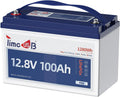 Timeusb 12V 100Ah LiFePO4 Battery Group 31 Deep Cycle Lithium Battery Built-in 100A BMS, 10-Year Lifetime & Grade A Battery Cells Perfect for RV, Solar Home System and Off-grid Application