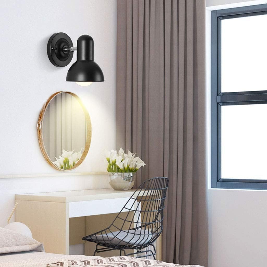 Sconce Wall Lighting Modern Decorative Lamp Wrought Iron Lampshade Adjustable 120 Degrees Wall Light Bedroom Living Room Bathroom Light Fixtures