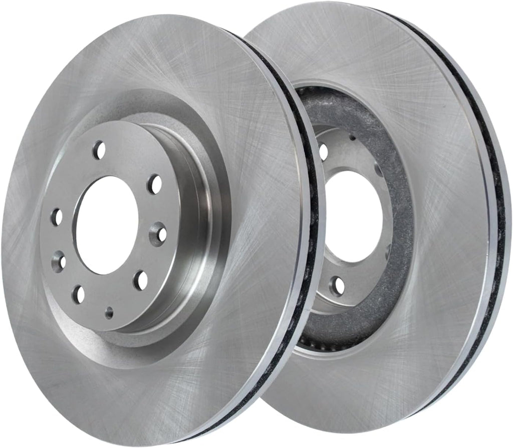 Detroit Axle - 10pc Brake Kit for 2019-2024 Mazda CX-5, Disc Brake Rotors Ceramic Brakes Pads with Hardware 2020 2021 2022 2023 Replacement : 12.60' inch Front and 11.93' inch Rear Rotor