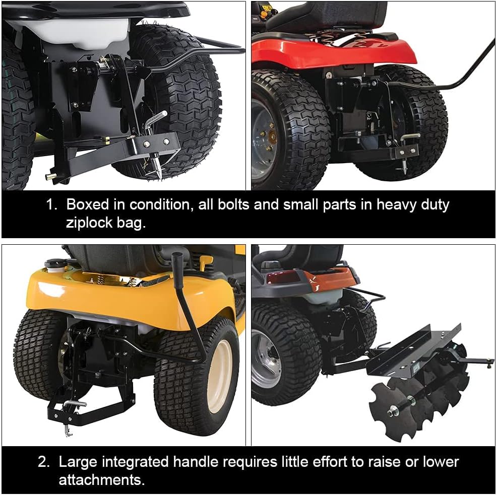 NIXFACE Rear Sleeve Hitch for Garden Tractors Fit for Husqvarna/Craftsman T200 and T300 Series/Cub Cadet Riding Lawn Mower Tractors Replace for #585607901