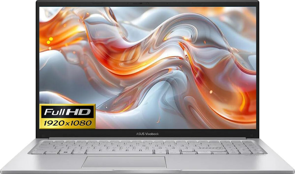 ASUS VivoBook 15 High Performance Laptop in Silver Intel 10-core i5 up to 4.2Ghz 12GB RAM 512GB SSD 15.6in FHD Web Cam HDMI W11 (F1504S – Renewed)