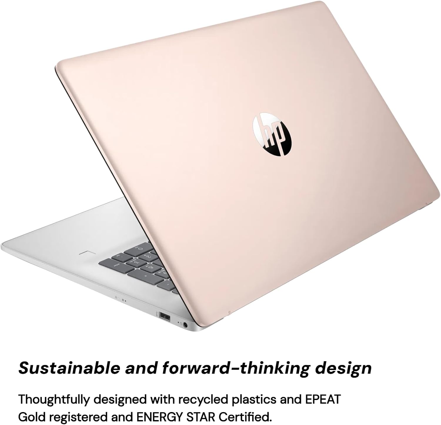 HP 17.3 Touchscreen Business Laptop Computer - 17.3' HD+ Touch Screen | Intel Core i7-1355U | 32GB RAM + 1TB SSD | Wi-Fi 6 & BT 5.3 | Windows 11 Pro | Pale Rose Gold