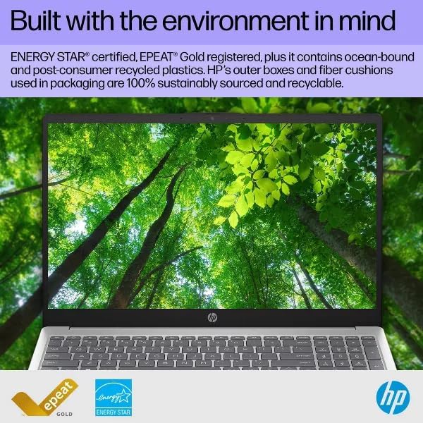HP 15-FD000 Personal Laptop, 2025, 15.6' 1920x1080 Touch, Intel-10 Core i5-1334U, Intel Iris Xe Graphics, 8GB DDR4, 512GB SSD, Win11 Home, Wi-Fi 6, BT 5.3, 720p HD Camera, Silver