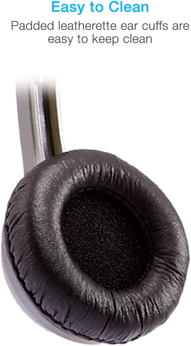 Cyber Acoustics Lightweight 3.5mm Stereo Headphones (ACM-7000-48) for Kids and Great for use with Tablets, Chromebooks, Laptops, PCs, & Macs - 48 Pack