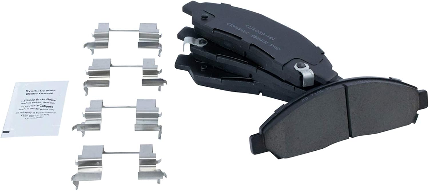TRQ Front and Rear Brake Pad & Rotor, Shoe & Drum Kit compatible with Chevrolet GMC Isuzu