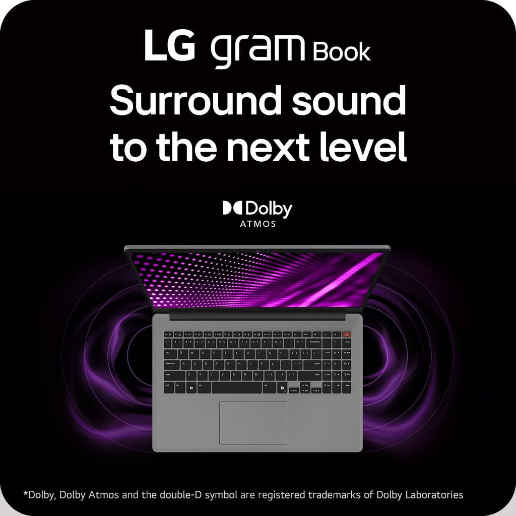 LG gram Book 15-inch Lightweight Laptop Computer, Intel Core i5-1334U Processor, Windows 11 Home, 8GB RAM, 256GB SSD - Titan Silver