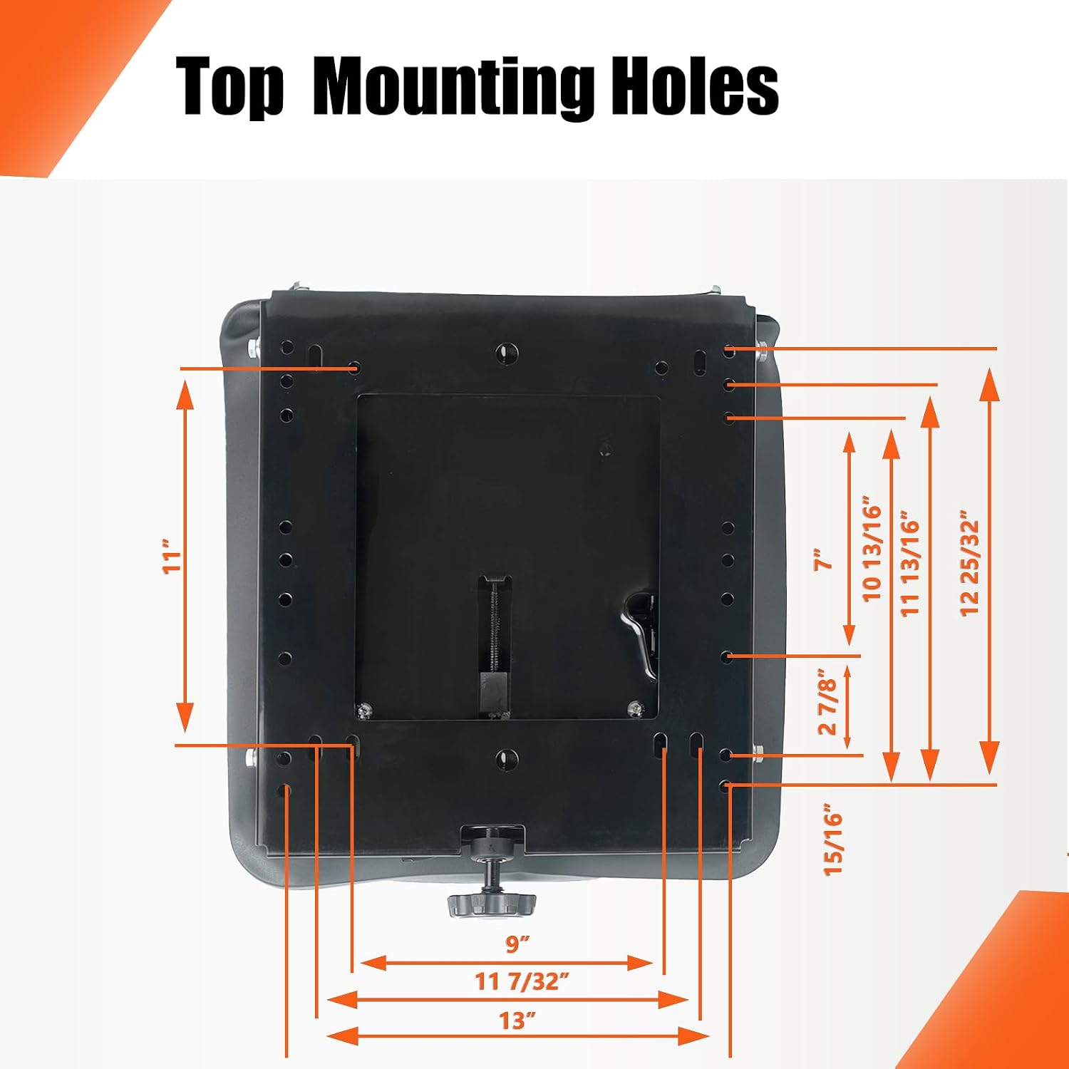 Suspension Kit with Slider Track for Zero Turn Lawn Mower Tractor Forklift, Compatible with Most Aftermarket Seats - Same Day Shipping