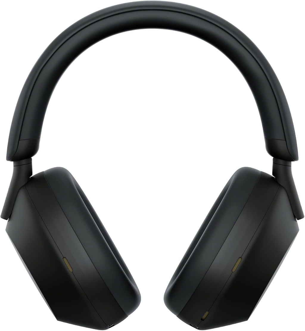Sony WH-1000XM5 Wireless Noise Canceling Over-Ear Headphones (Black) Bundle with Rechargeable Clip-On Light (2 Items)