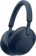 Sony WH-1000XM5 Wireless Industry Leading Headphones with Auto Noise Canceling Optimizer, Crystal Clear Hands-Free Calling, and Alexa Voice Control, Midnight Blue WH1000XM5 (Renewed)