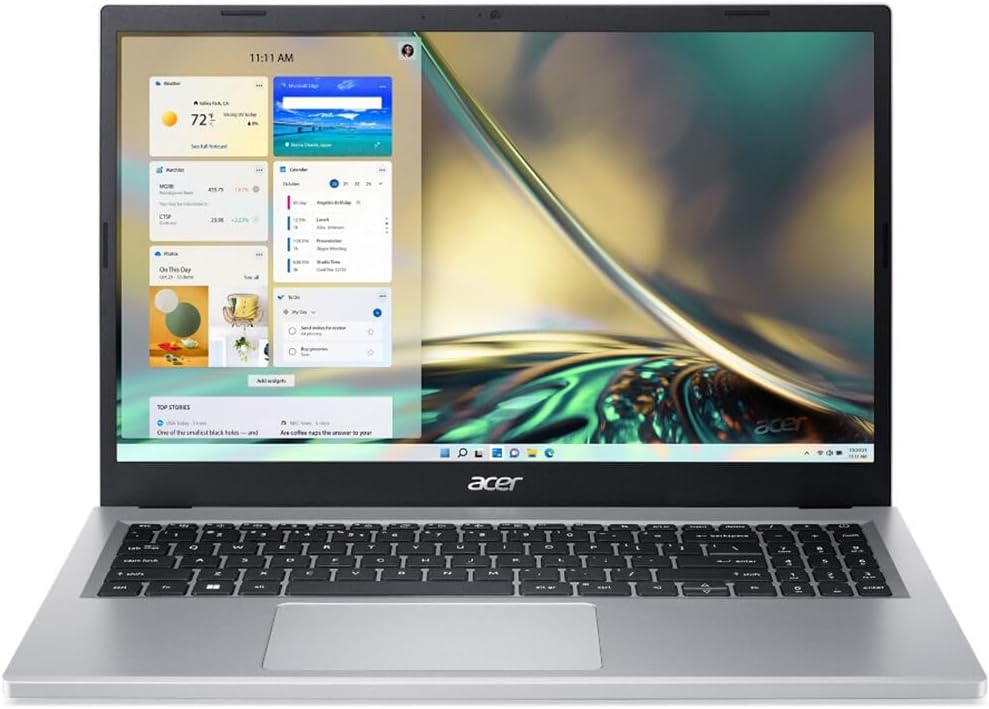 Acer 2025 Laptop | Aspire 3 | 15.6' 1920x1080 Touch IPS | AMD-4 Core Ryzen 5 7520U | 16GB LPDDR5 | 4TB SSD | Windows 11 Pro | Wi-Fi 6E - BT 5.1 - Backlit KB - 720p HD Camera - Pure Silver