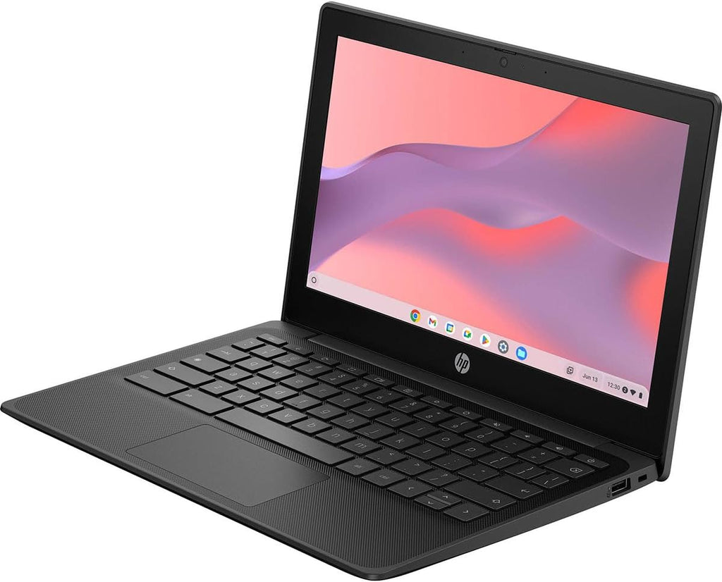 HP Fortis 11.6' HD 1366 x 768 Chromebook ARM Cortex A76/A55 4GB RAM 32GB eMMC ARM Mali G52 MP2 Jack Black - Cortex A76/A55 - Mali G52 MP2 Graphics - 11.6' HD Display - 4 GB RAM DDR4-32 GB eMMC Stora