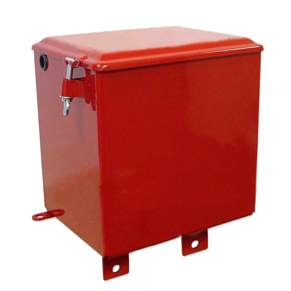 50937DX Battery Box with Lid and Hardware - Fits Farmall A, B, BN - Restoration Quality! Fits International A B BN