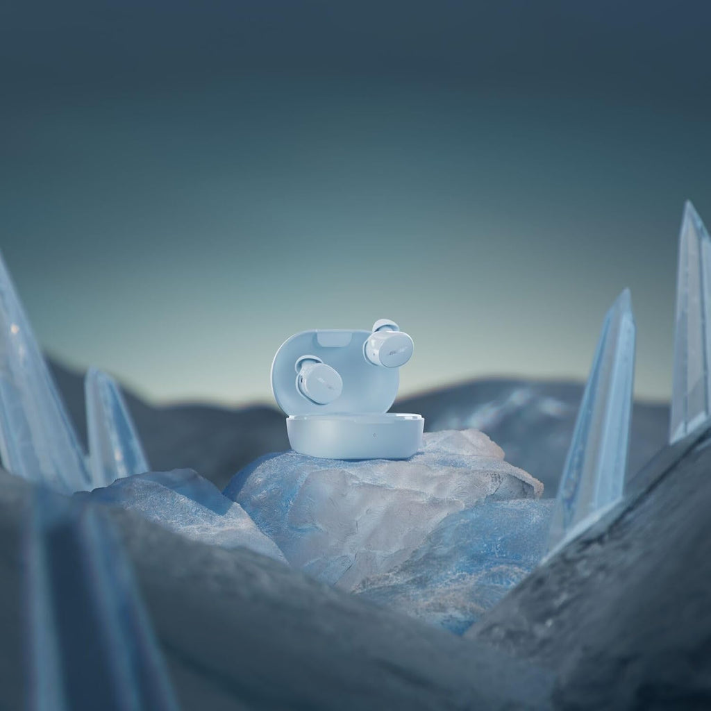 Bose QuietComfort Earbuds - True Wireless Bluetooth Earbuds with Active Noise Cancellation and Mic, USB-C Charging, IPX4 Rating, Up to 8.5 Hours of Playtime, Ice Blue - Limited Edition Color