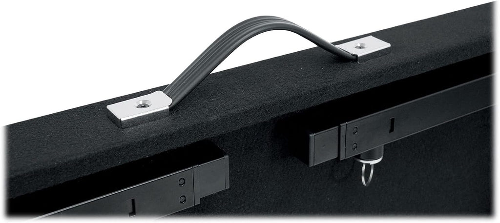 Rockville RTBL4 Adjustable Height DJ Table Folding Legs 20x60 Inch, Portable, Non-Slip Surface, Carry Bag Included, for Mobile DJs and Event Performers
