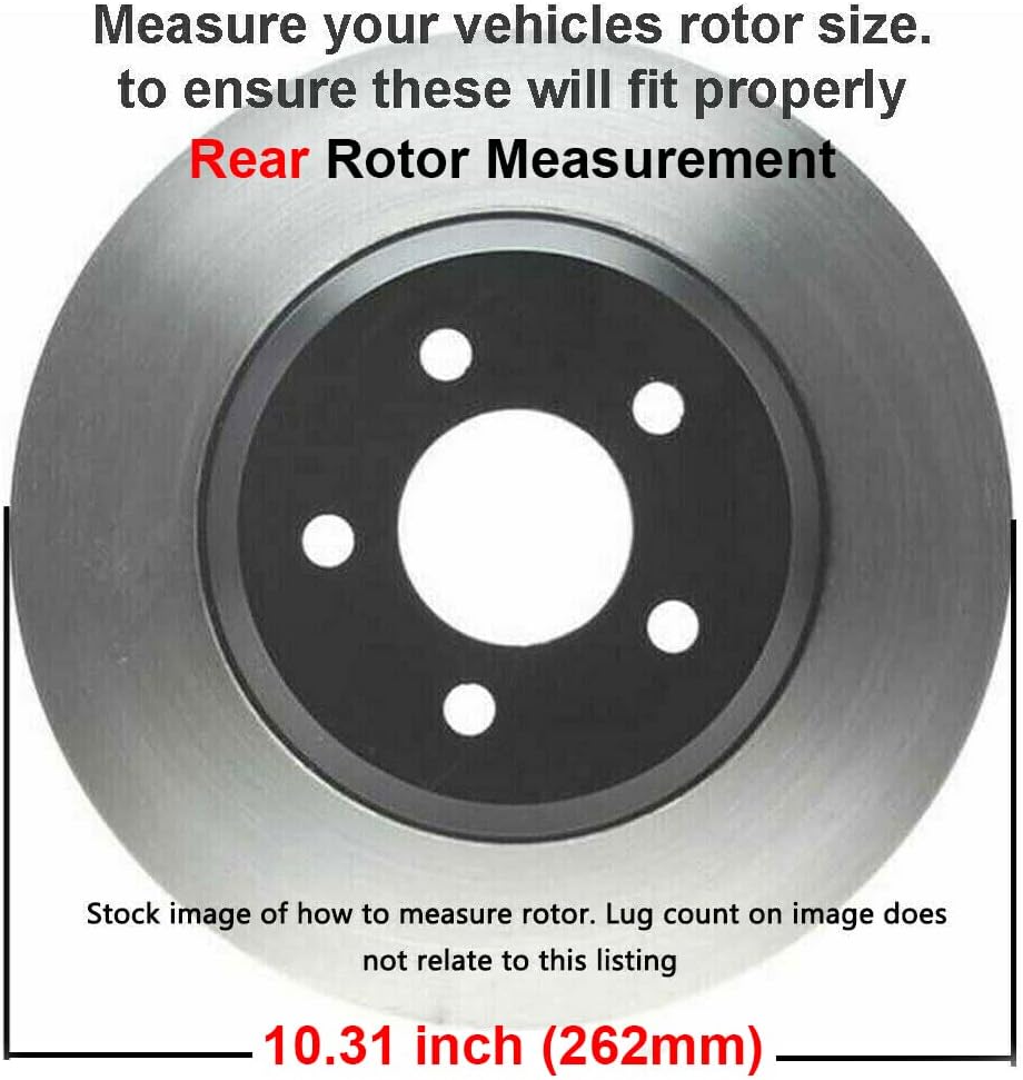 Detroit Axle - Brake Kit for 2008-2016 Mitsubishi Lancer 2007-2012 Dodge Drilled & Slotted Brake Rotors Ceramic Brakes Pads Replacement: 10.87' inch Front and 10.31' inch Rear Rotors