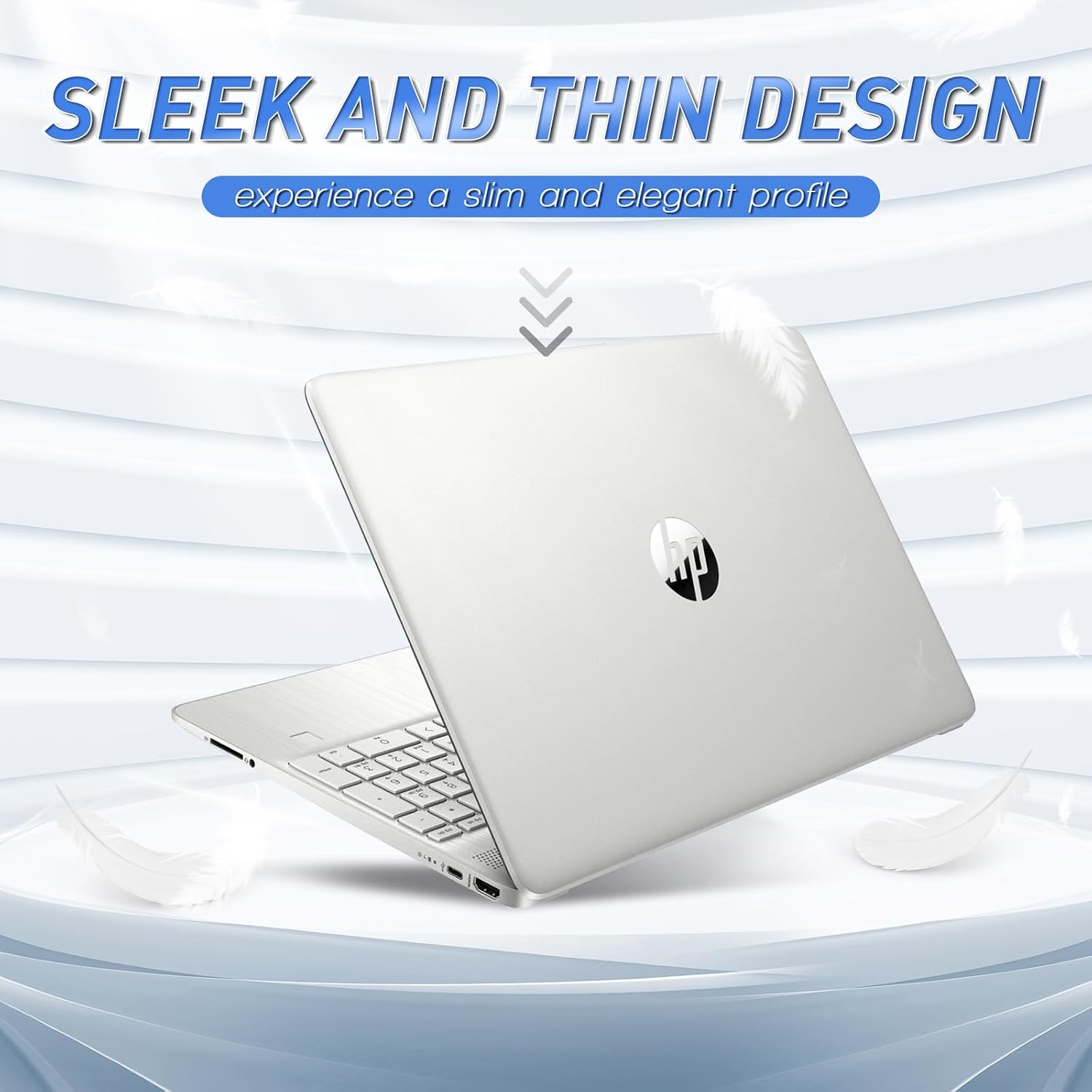 HP 15 Slim Copilot Ready AI Laptop • Intel AI-Powered 4-Core Processor • Intel UHD Graphics • 16GB RAM • 2TB SSD • Type-C • Long Battery • LifeAnti-Glare • Win 11 Pro