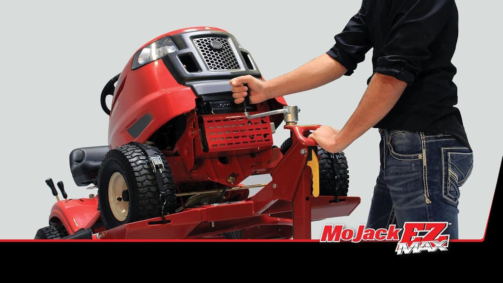 MoJack EZ MAX 45001 Residential Riding Lawn Mower Lift - 450 Pound Lift Capacity, Zero Turn Radius Mowers, for Safe & Efficient Maintenance