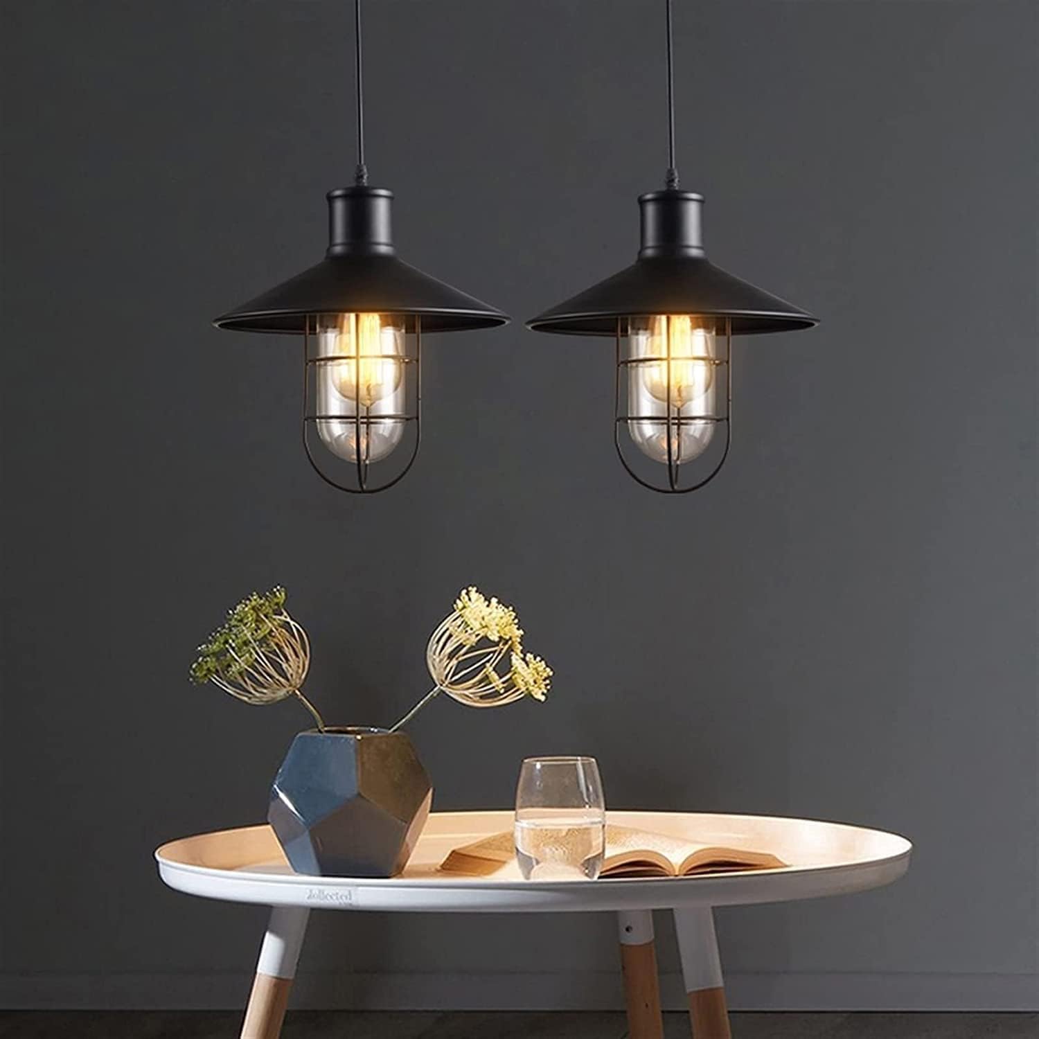 Pendant Lights - Industrial Chandelier LOFT Retro E27 Pendant Lights Black Wrought Iron Classic Barn Lighting Fixture,Pendant Lighting Ceiling Chandelier