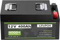 12V 400Ah Lithium Battery, Built-in 250A BMS Metal Case, 5120Wh Energy for RV, Solar, Home Energy Storage, Off-Grid Applications