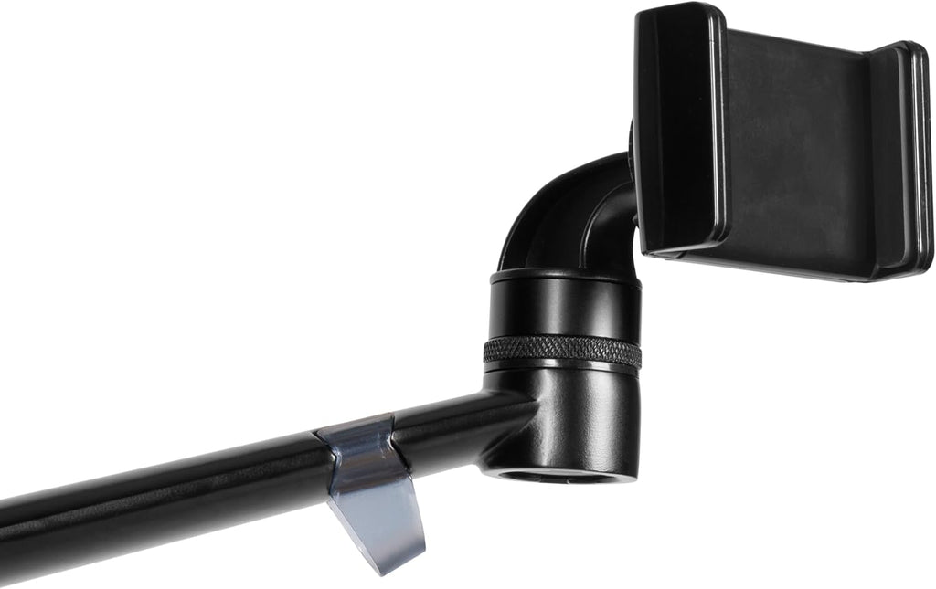 Gator Frameworks 6-in-1 Content Creator and Streaming Desktop Stand Set – Includes Smartphone Clamp, Laptop Clamp, Ring Light, and More! (GFW-STREAMSTAND)