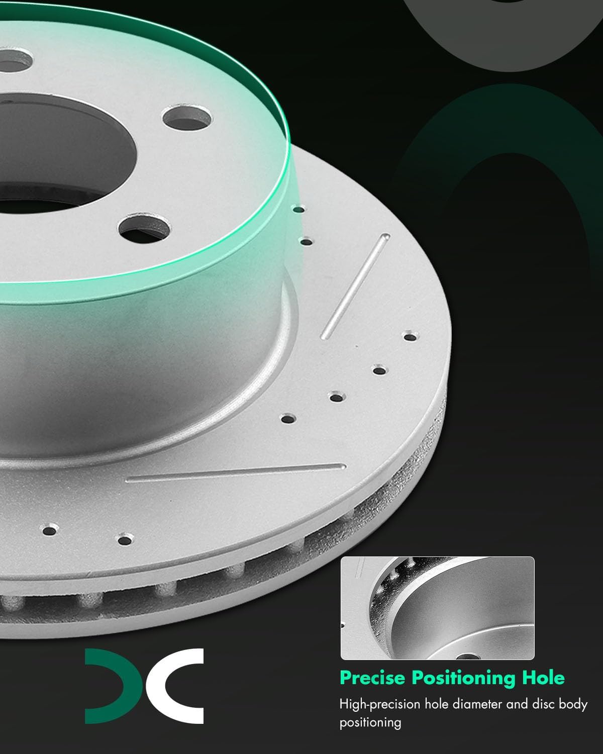 SCITOO Brake Kits,Front Discs Brake Rotors and Ceramic Pads fit for Jeep Cherokee/Comanche, 93-98 for Jeep Grand Cherokee, 98-99 for Jeep TJ, 90 for Jeep Wagoneer, 90-95 97-99 for Jeep Wrangler