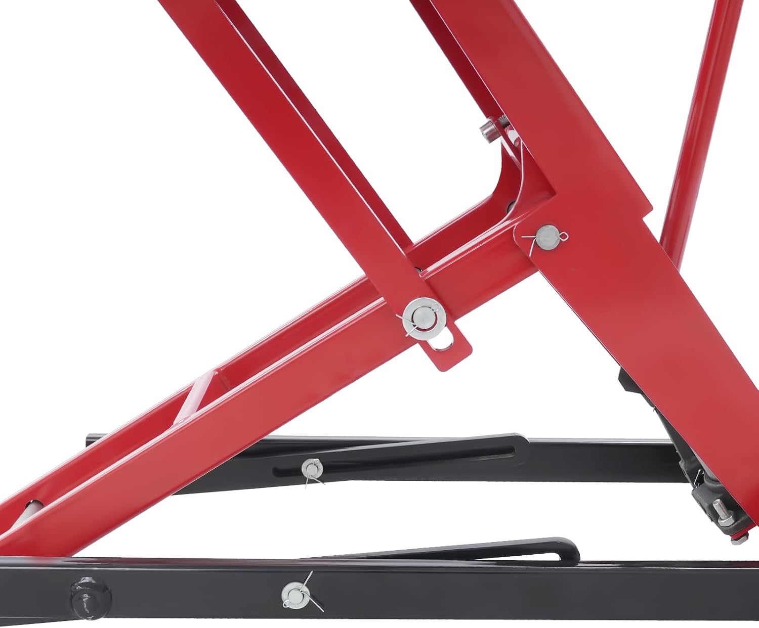Lawn Mower Lift, 29 Inch Lawn Mower Lift Tool Adjustable Movable Lawn Mower Lift Solid Carbon Steel Lawnmower Lifting Machine for Riding Lawn Mower, Zero Turn Lawn Mowers (350lbs Hydraulic)