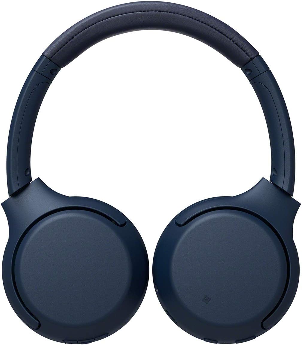 Sony WHXB700 Wireless Extra Bass Bluetooth Headset/Headphones with mic for phone call and Alexa voice control, Blue