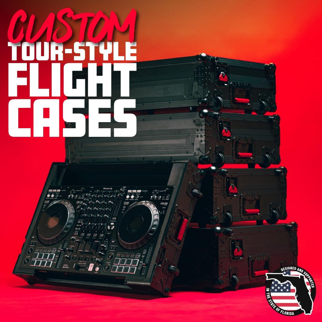 Gator Cases ONYX Series Flight Case Designed for Pioneer DJ DDJ-REV7 with Reccessed Twist Latches and Rubber-Gripped Handles (G-ONYX-REV7)