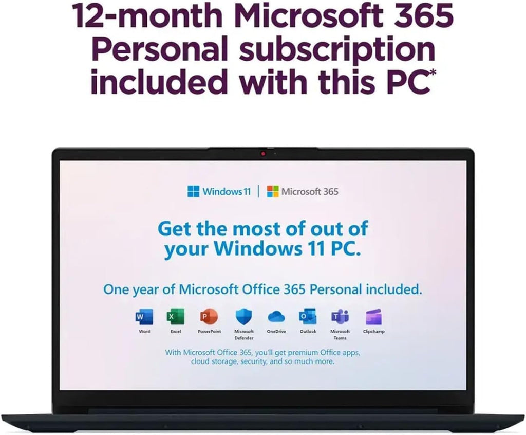 Lenovo 2025 New IdeaPad 15.6 inch Laptop • Back to School Limited Edition with Microsoft 365 • 20GB RAM • 2TB PCIe SSD • Intel Celeron Processor • Wi-Fi 6 • Windows 11 • WOWPC Recovery USB (Renewed)