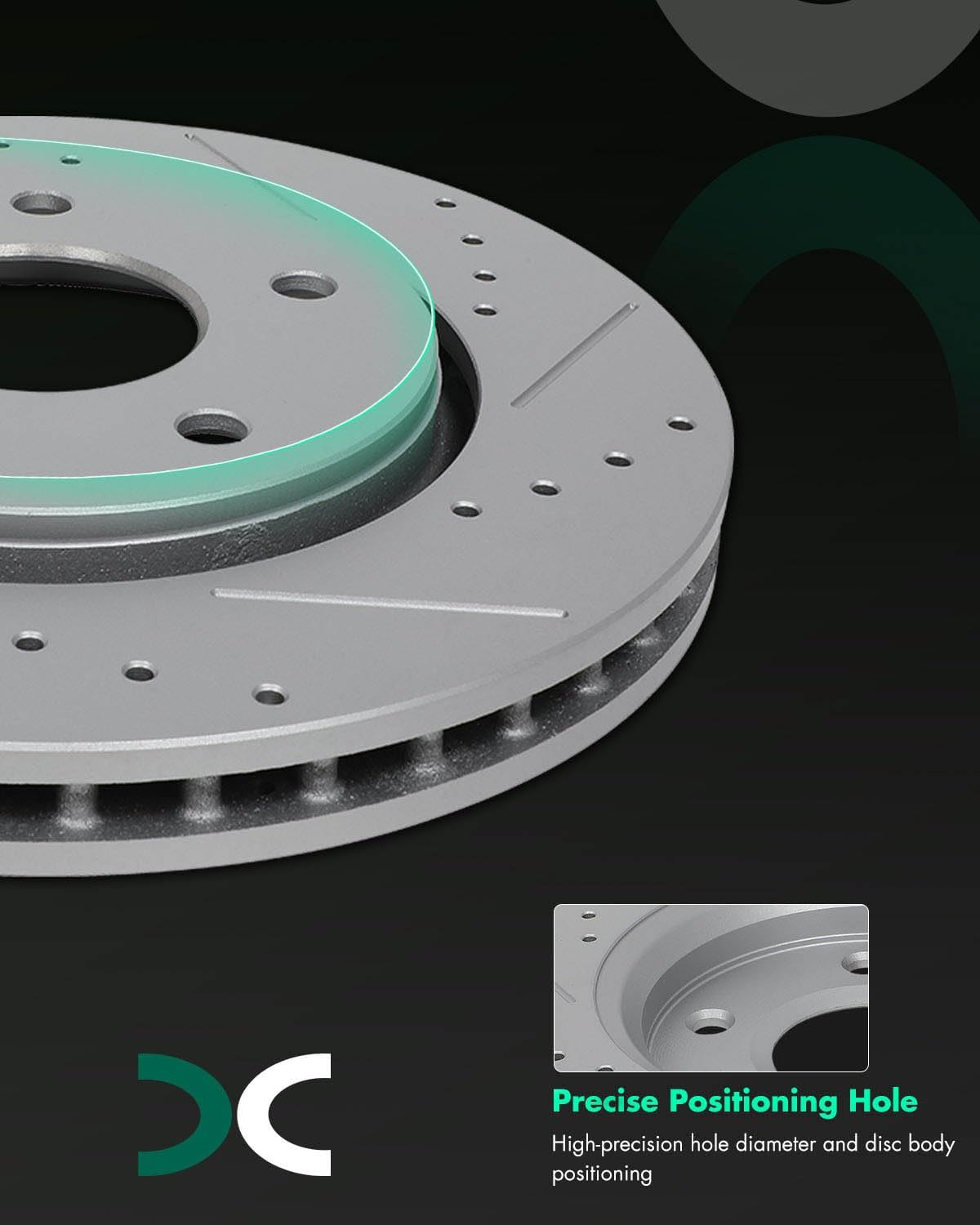 Brake and Rotors Kits,SCITOO Brake Rotors and 8pcs Ceramic Pads fit for 08-12 for Chrysler Town & Country,08-12 for Dodge Grand Caravan,09-13 for Dodge Journey,12 for Ram C/V,09-12 for VW for Routan