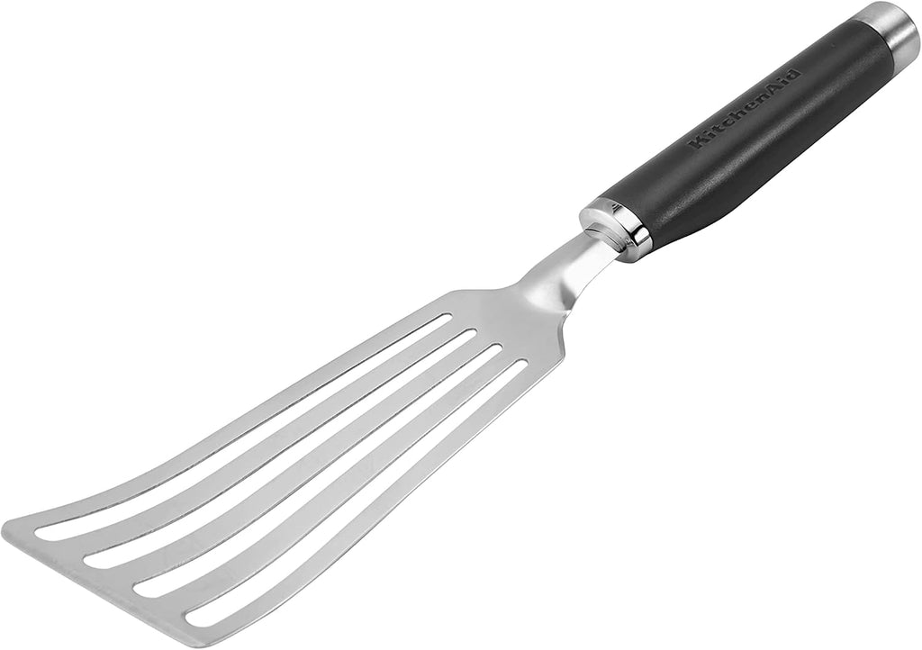 KitchenAid KO024OHOBA Gourmet Stainless Steel Flex Turner,Black (Pack of 12)