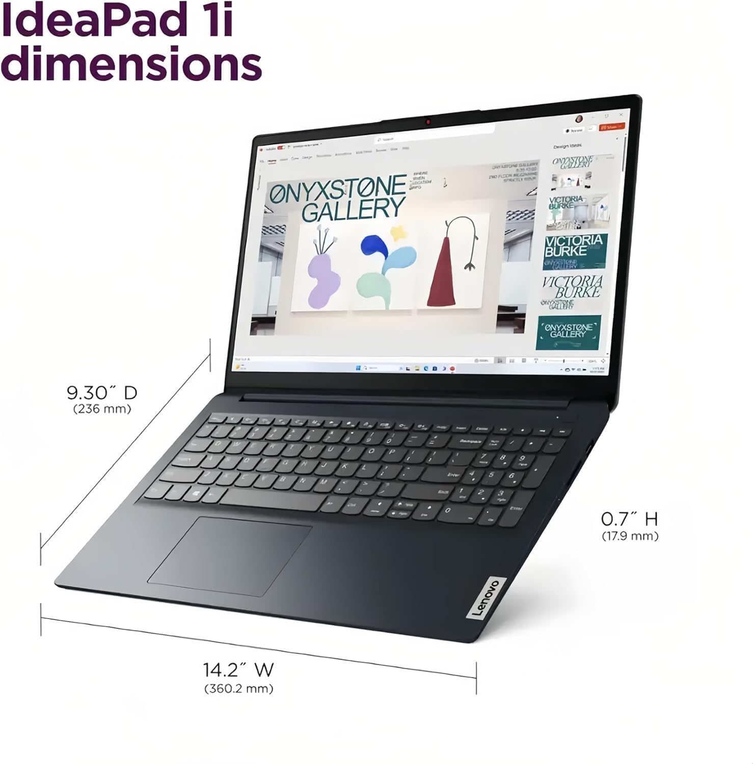 Lenovo New Ideapad Business Laptop with MS Office for The Web, 15.6' FHD Touchscreen Display, Intel 10-Core i5 CPU(Beats i7-1255U), 16GB RAM, 1TB SSD, Ultra Slim Design, Windows 11, WOWPC, No Mouse