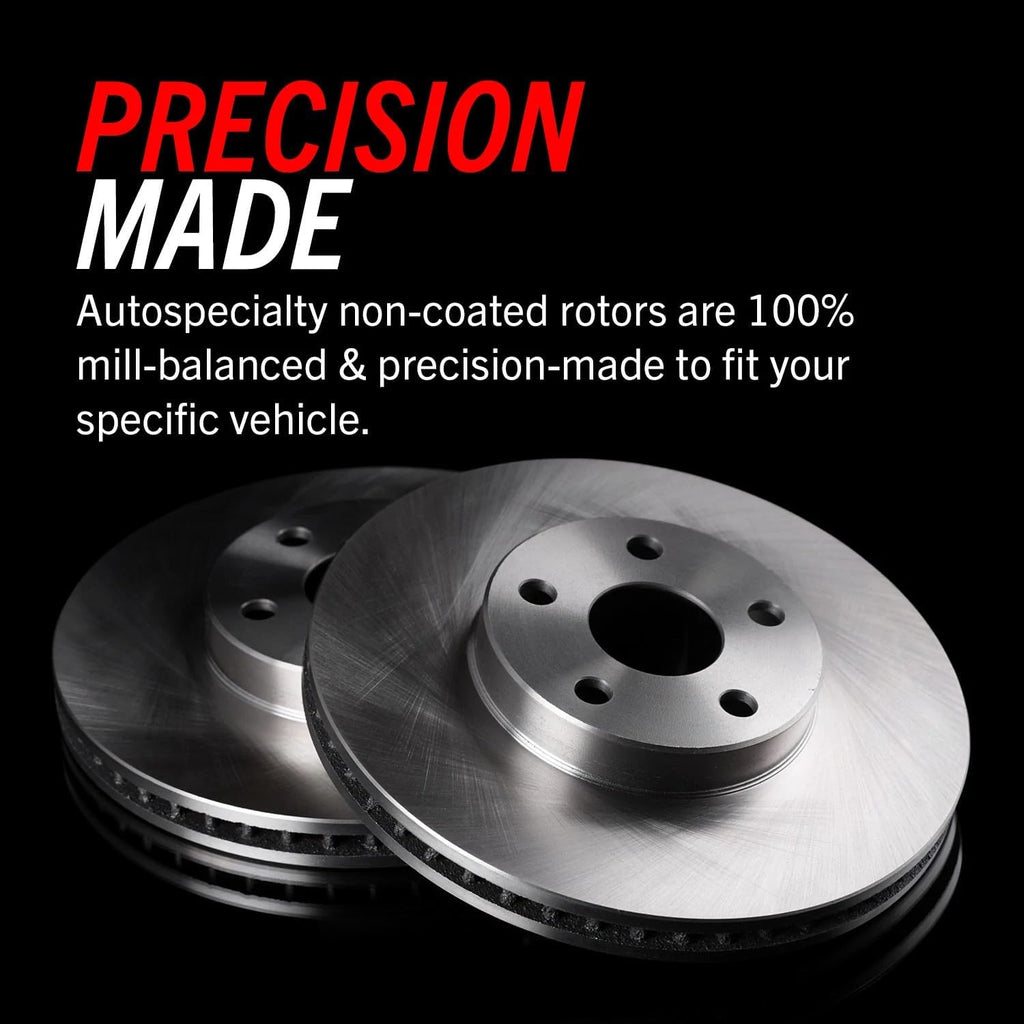 PowerStop Front and Rear Brake Kit for Audi A3 2015-20 |A3 Quattro 2015-18 |A3 Sportback e-tron 2016-18 |Volkswagen Taos 2022-24 - Z17 Ceramic Brake Pads & Disc Rotors Replacement, KOE7502