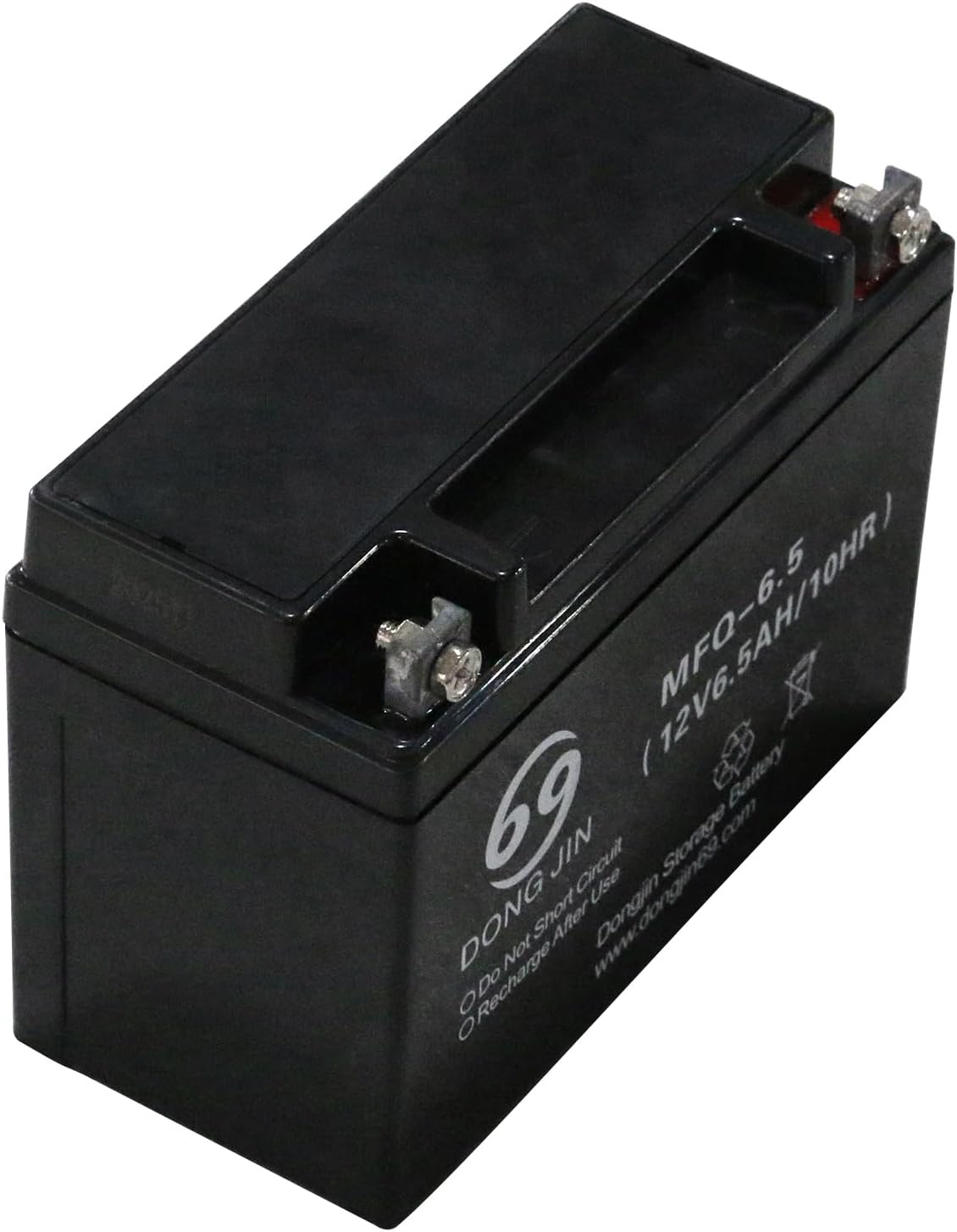 4 Pack MFQ-6.5 12V 6.5AH /10HR AGM Battery for Powersports ATV, Motorcycle, Moped Scooter, Lawn Mower,Go Kart, Golf Cart, Generator,Mini Bike,Quad Buggy Nut and Bolt