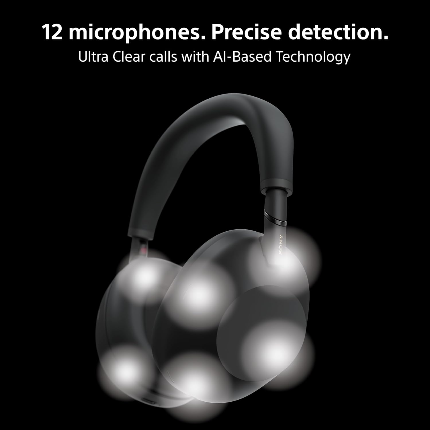 Sony (Refurbished WH-1000XM6 Wireless Noise Canceling Headphones - Silver (Renewed)