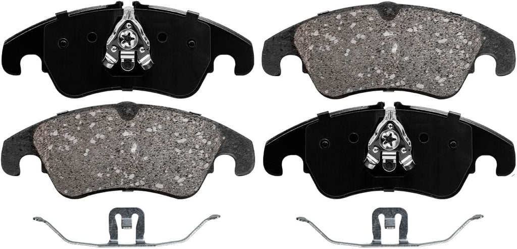 Detroit Axle - Brake Kit for Audi 2012-2013 A5, 2012 A5 Quattro, Drilled and Slotted Disc Brake Rotors Ceramic Brakes Pads Replacement : 12.60' inch Front and 12.99' inch Rear Rotors