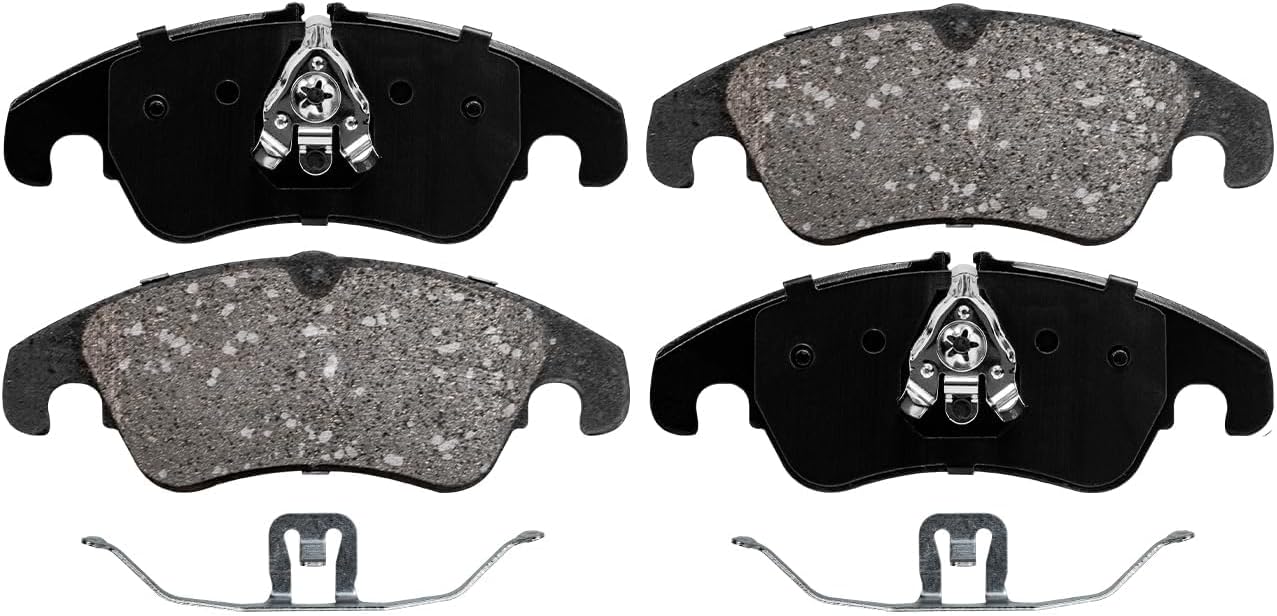 Detroit Axle - Brake Kit for Audi 2012-2013 A5, 2012 A5 Quattro, Drilled and Slotted Disc Brake Rotors Ceramic Brakes Pads Replacement : 12.60' inch Front and 12.99' inch Rear Rotors