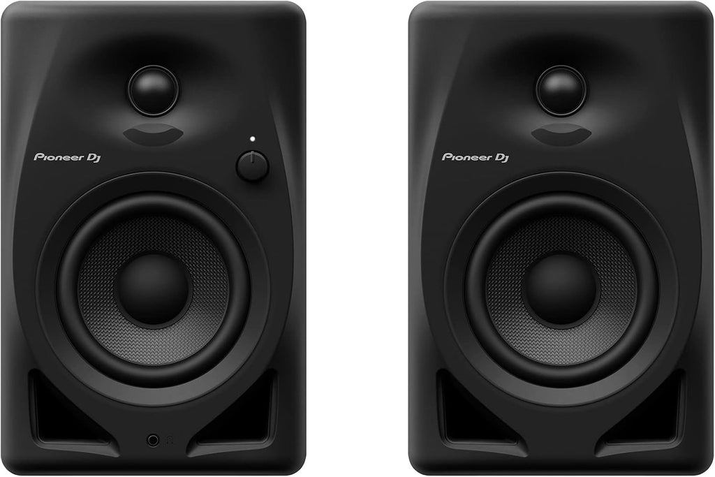 Pioneer DM-40D 4-inch Black Desktop Monitor Bundle with Headphones, Laptop Stand, and Austin Bazaar Polishing Cloth