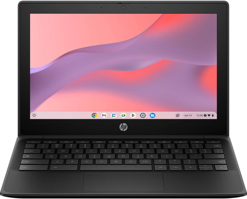 HP Fortis 11.6' HD 1366 x 768 Chromebook ARM Cortex A76/A55 4GB RAM 32GB eMMC ARM Mali G52 MP2 Jack Black - Cortex A76/A55 - Mali G52 MP2 Graphics - 11.6' HD Display - 4 GB RAM DDR4-32 GB eMMC Stora