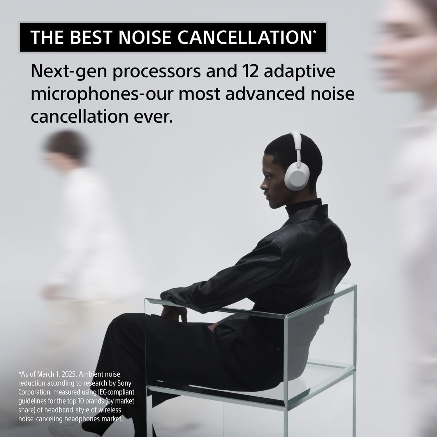 Sony WH-1000XM6/B Best Wireless Noise Canceling Headphones, Black Bundle with Deco Essentials Exclusive CPS 26 Month Protection Pack | Official USA Partner Model