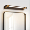 Mirror Light Creative Wrought Iron Acrylic Black Gold Mirror Front Light Home Mural Corridor Bathroom Anti-Fog Moisture-Proof Dressing Table Led Lamp Wall Decor Lamp (Three Color Light 48cm)