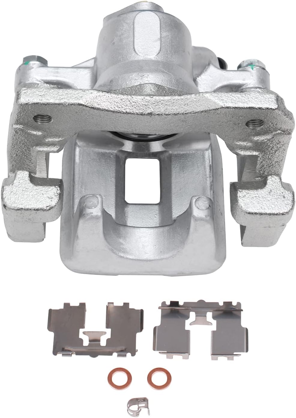 Detroit Axle - Rear Brake Kit for 2008-2011 Toyota Avalon 2007-2011 Camry 2007-2012 Lexus ES350, 2008 2009 2010, 2 Drilled & Slotted Brake Rotors + 1 Left Brake Caliper
