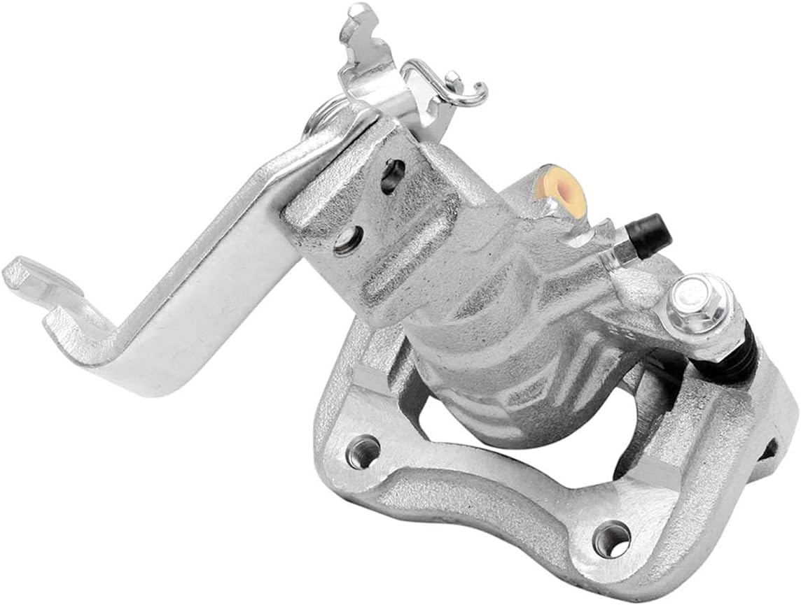 Detroit Axle - Rear Brake Kit for 2003-2007 Honda Accord 2004-2008 Acura TSX, 2005 2006, Drilled & Slotted Rotors Left Brake Caliper Replacement