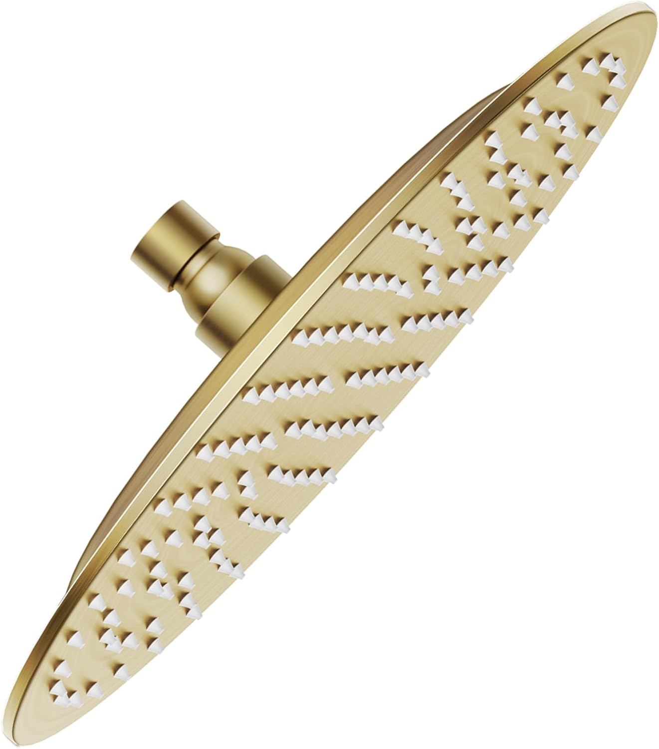 VBFF-Shower Head,rain shower head, 10 inch- Round Shower Head, 1.8 GPM Flow Rate, rainfall showerhead,VBFF12 (Brushed Gold)