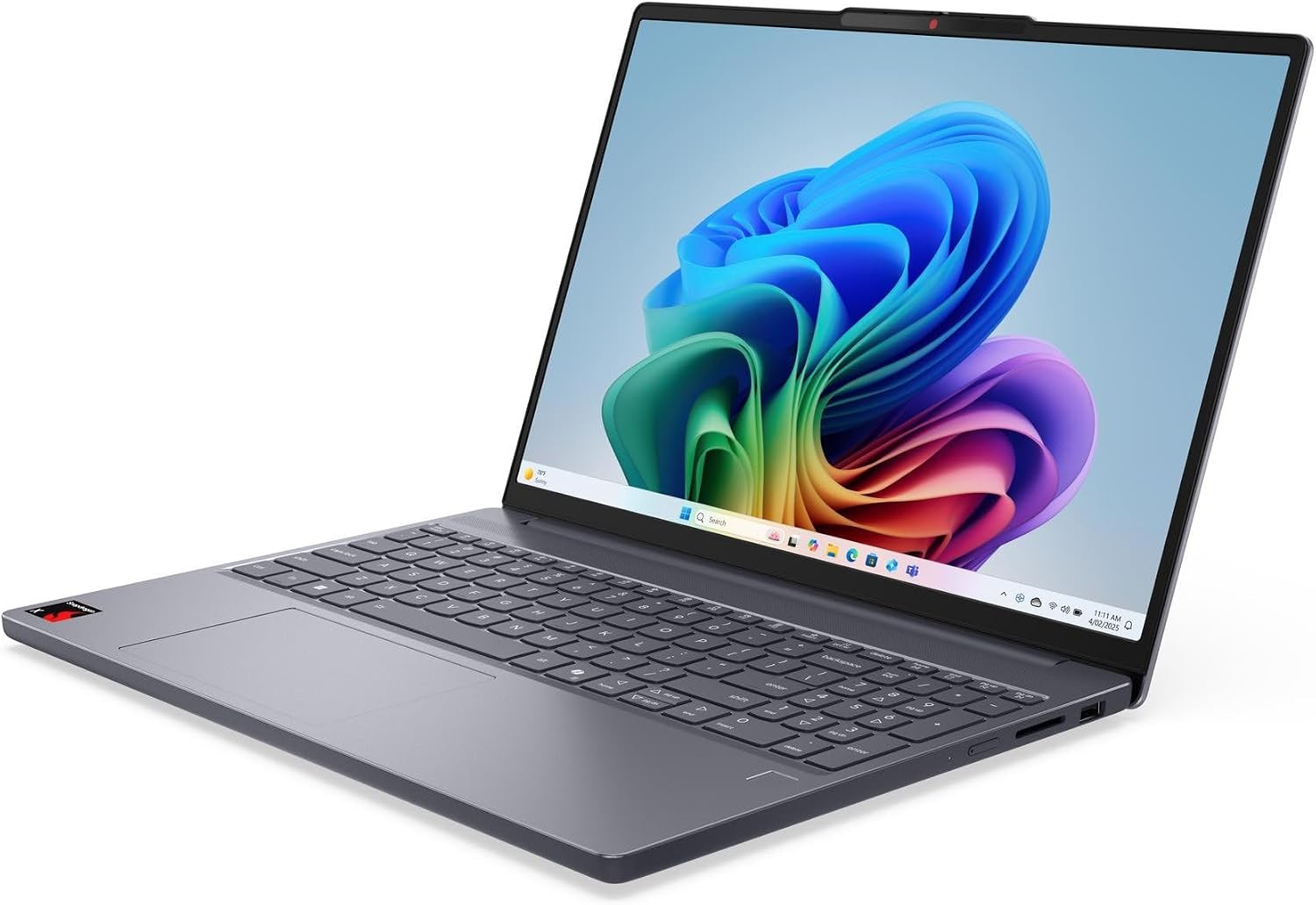 Lenovo IdeaPad Slim 3 2025 Laptop 15.3' WUXGA IPS Touchscreen 8-Core Qualcomm Snapdragon X1-26-100 16GB LPDDR5 2TB SSD Qualcomm Adreno Wi-Fi 7 Backlit Keyboard Fingerprint Win11 Home w/ONT 32GB USB