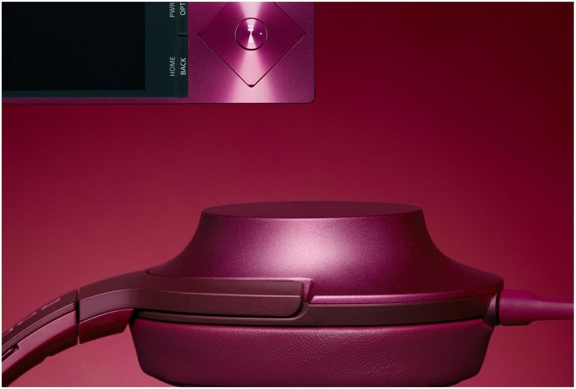 Sony h.ear on Premium Hi-Res Stereo Headphones (wired), Bordeaux Pink